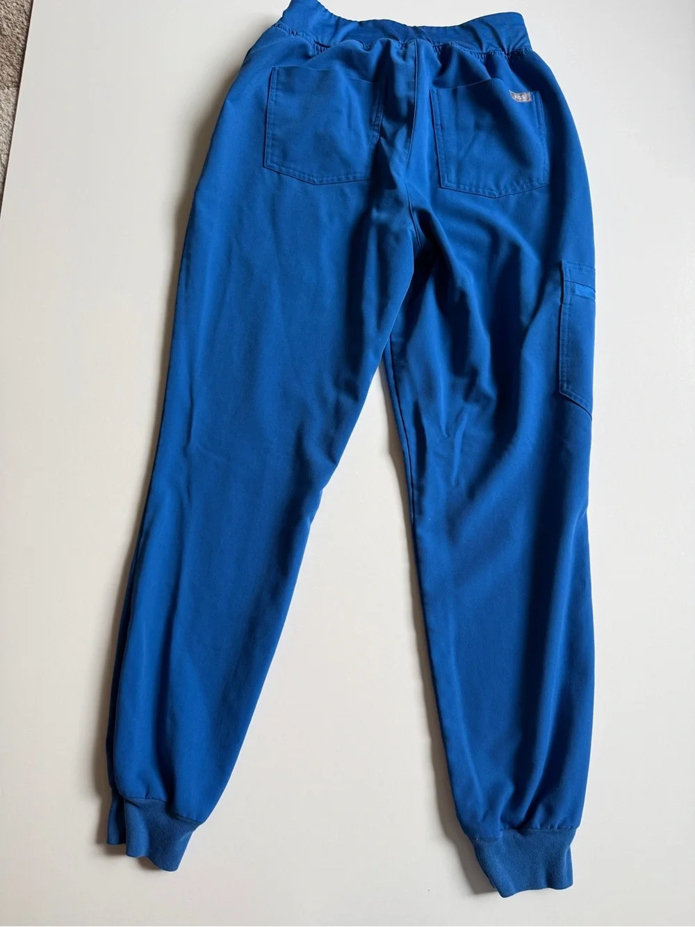 Figs Womens Royal Blue Zamora Jogger Scrub Pants- Small